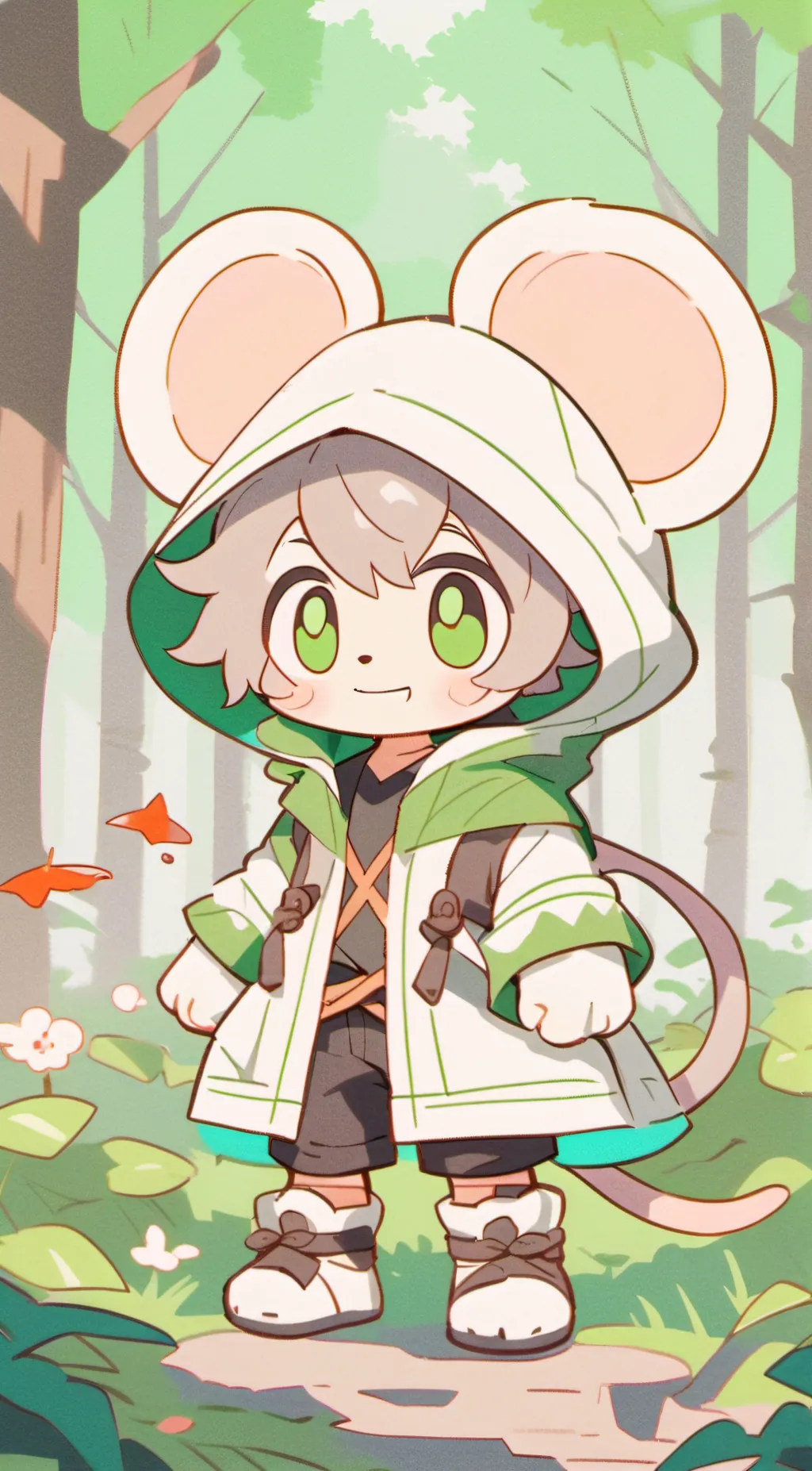 ai character: The ham versus:3 background