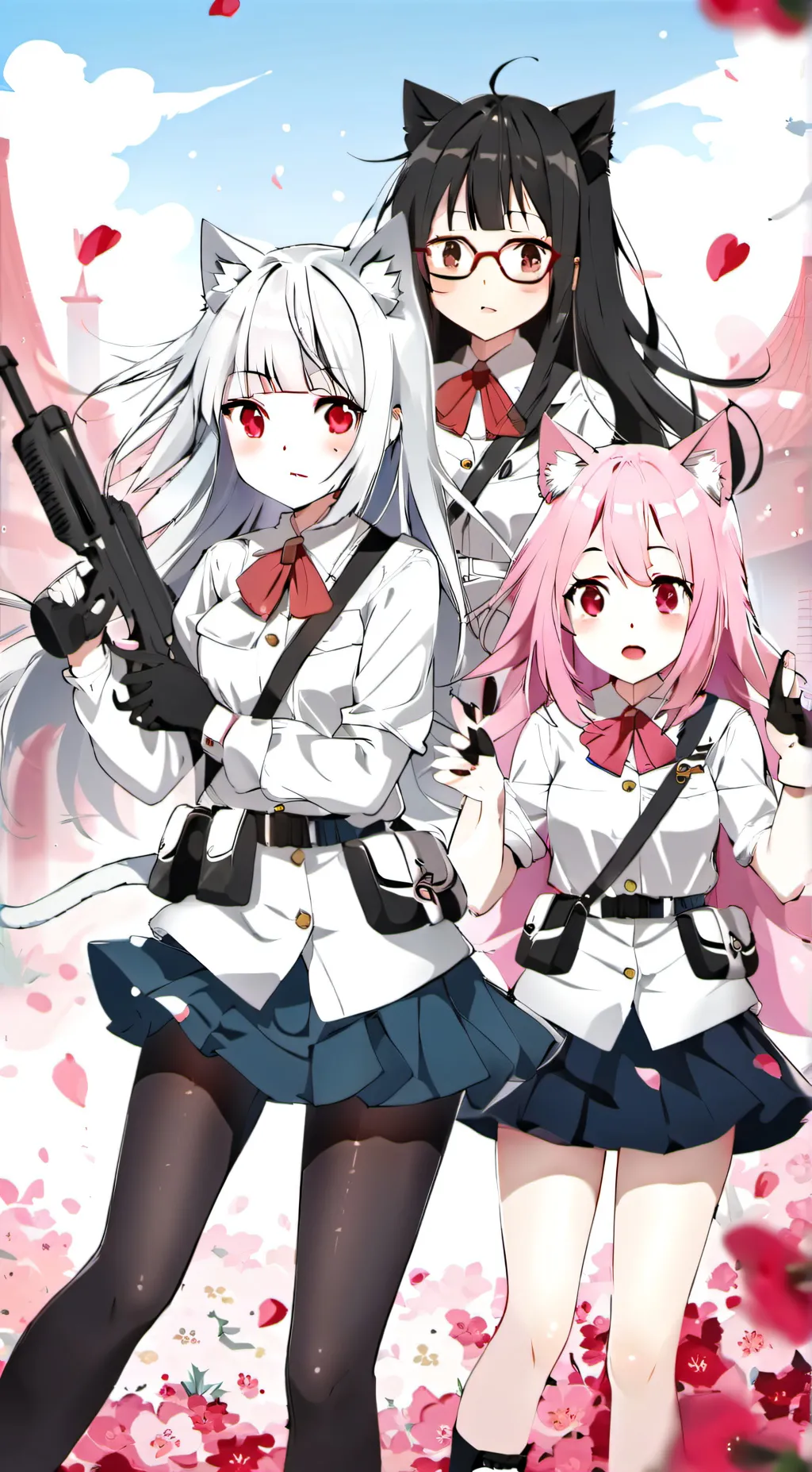 ai character: Nyx, Tayler & Snow background