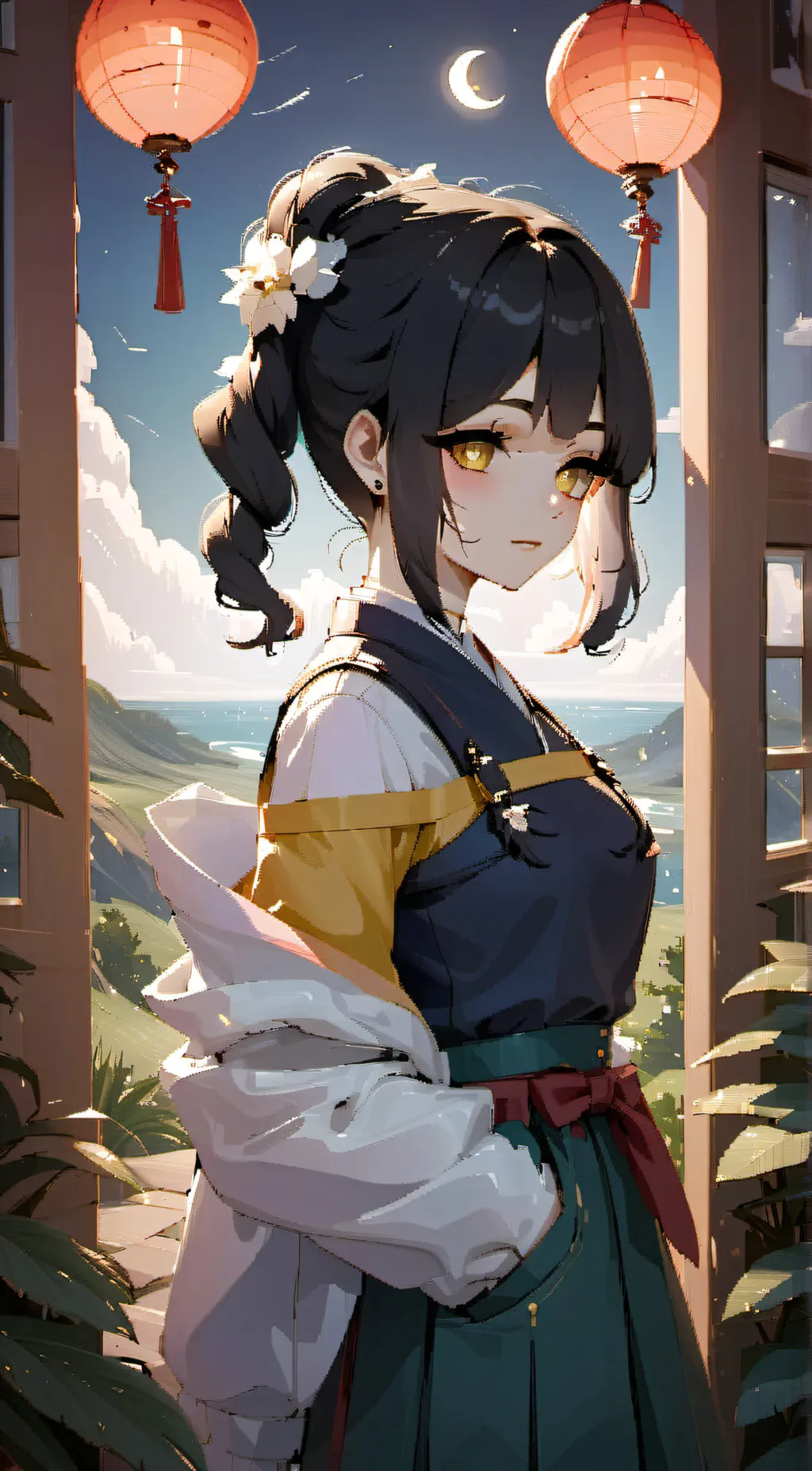 ai character: Evelyn background