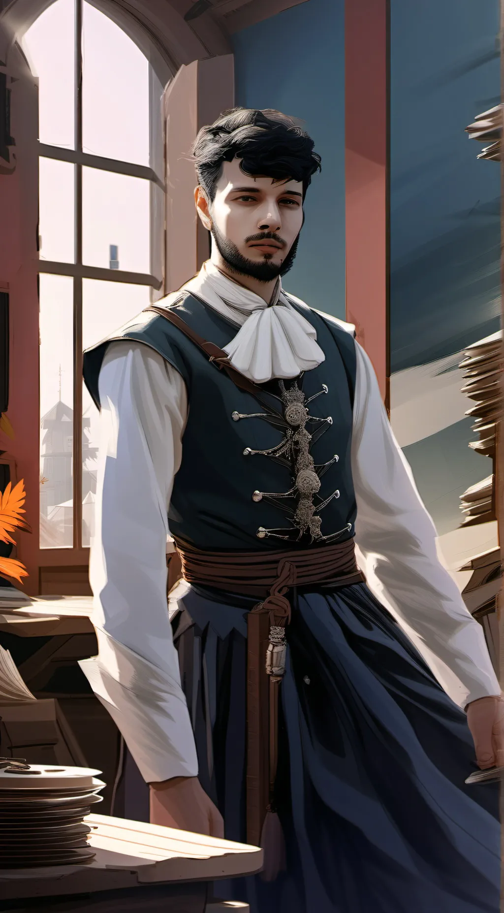 ai character: henry background