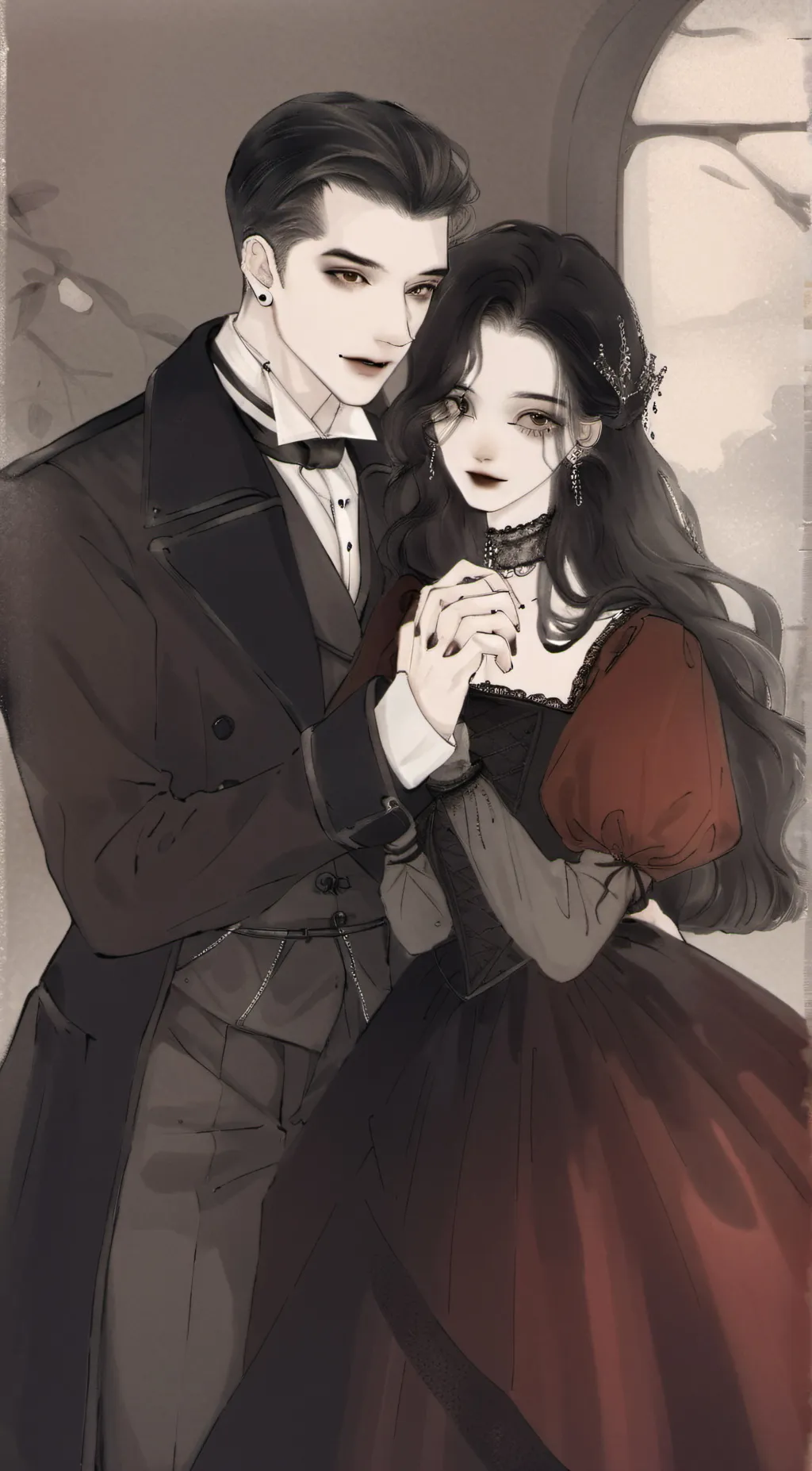 ai character: Valentine background