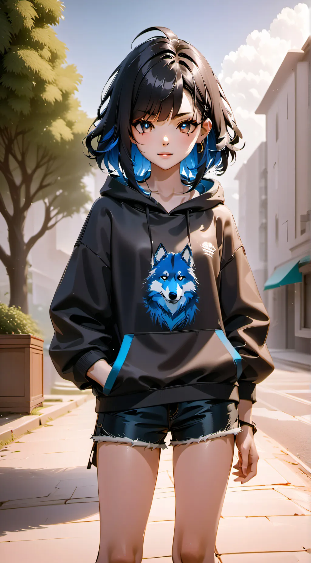 ai character: Leah background