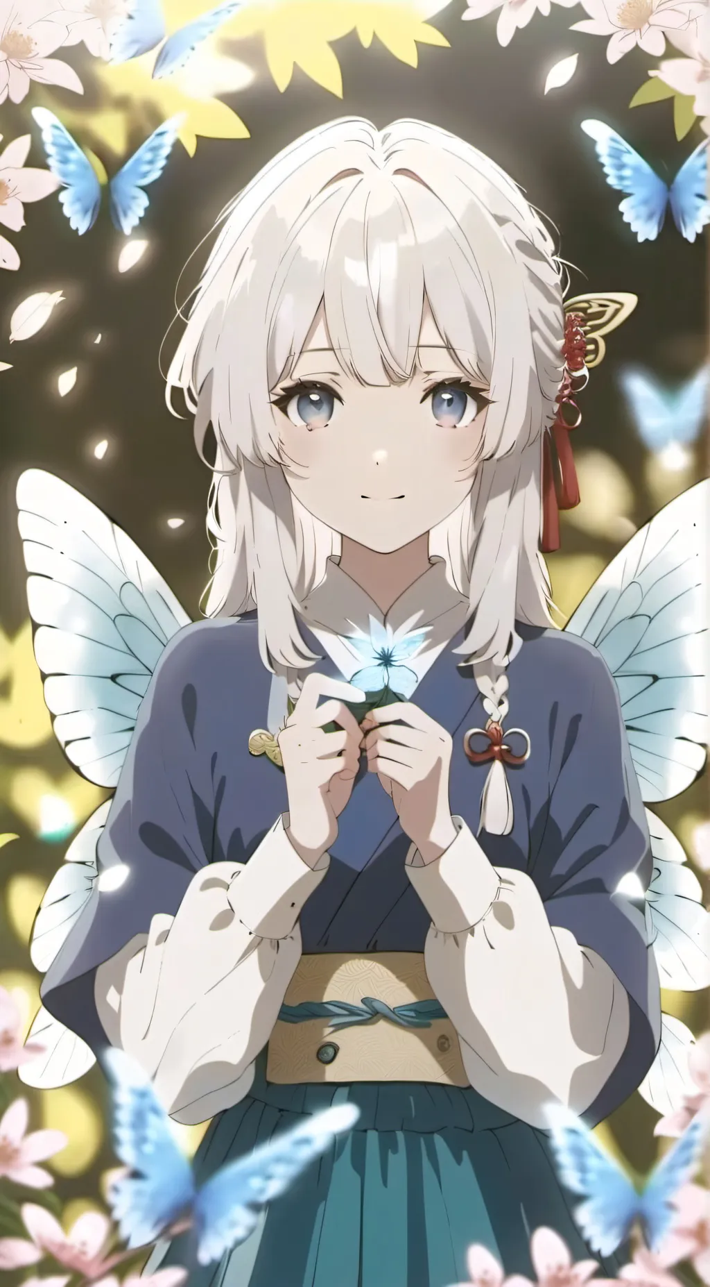 ai character: Emily moth background