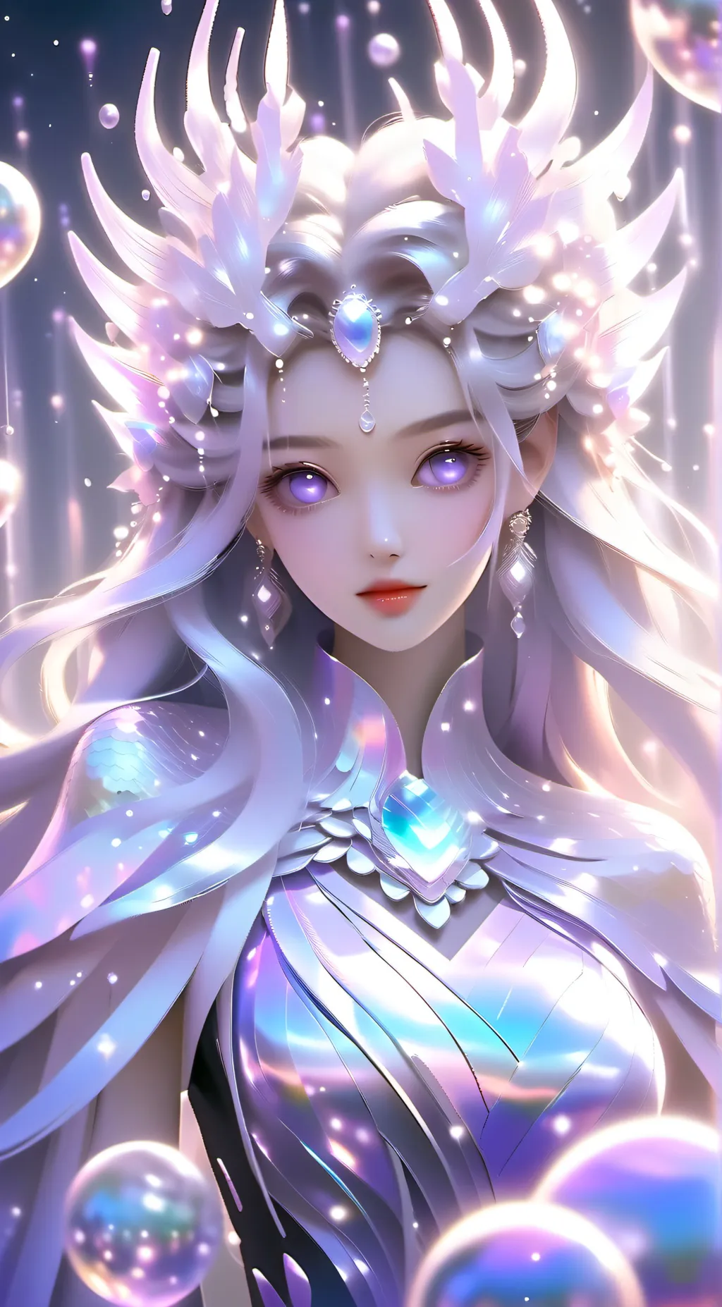 ai character: flare background