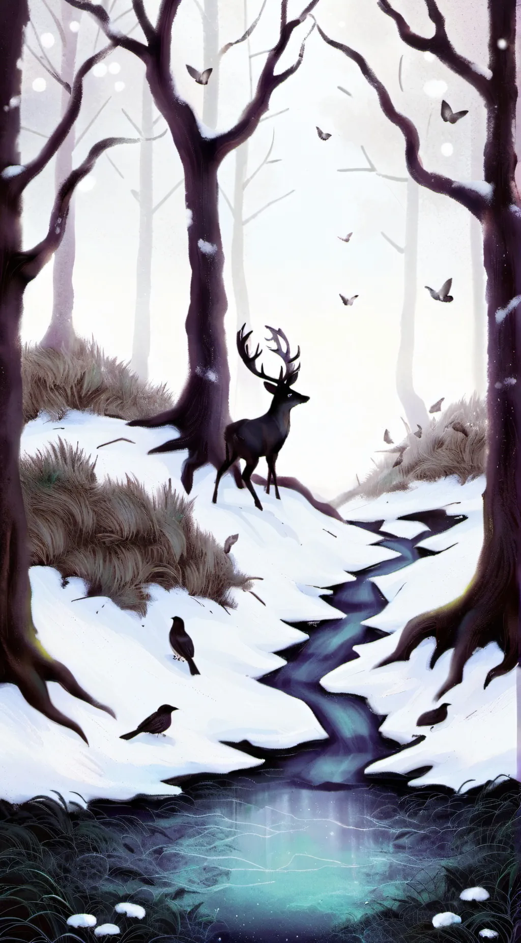 ai character: The woods  background