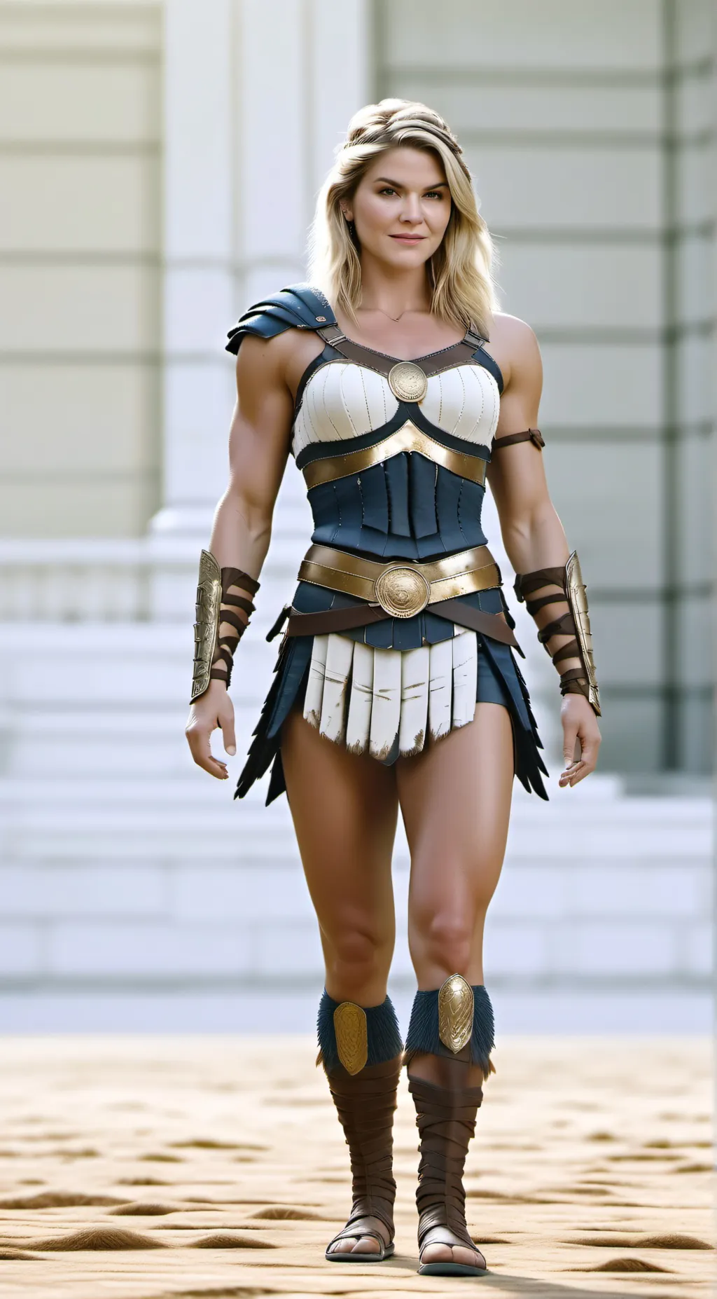 ai character: Amazon Xeena background