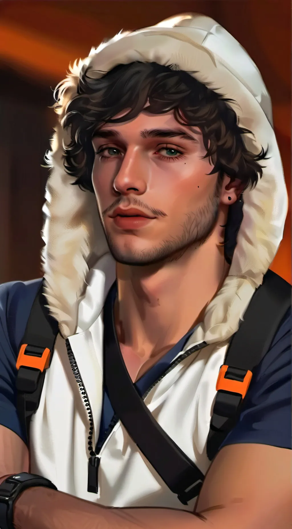 ai character: Maxwell  background