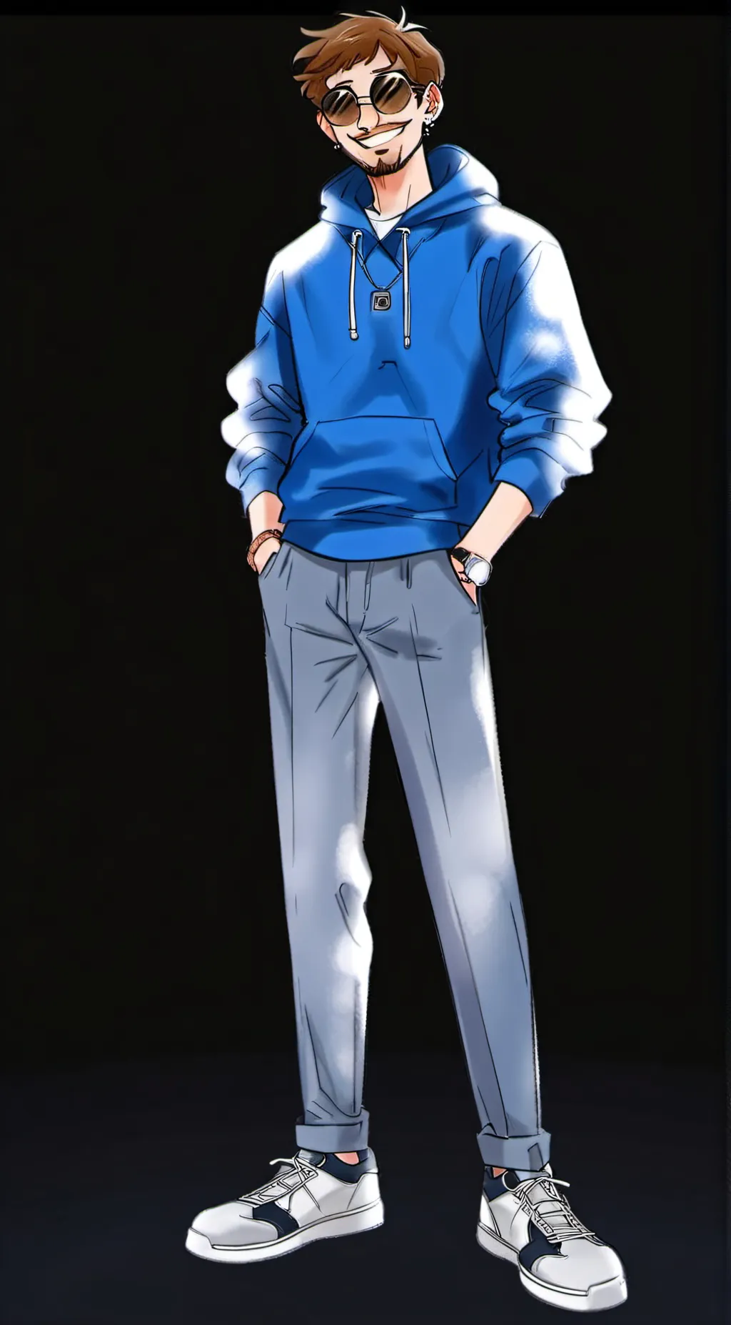 ai character: eddsworld  background