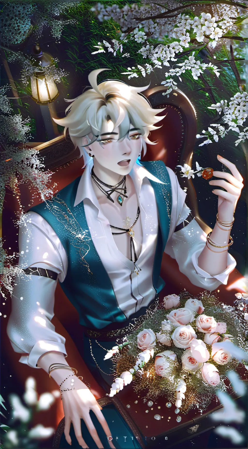 ai character: Leo background