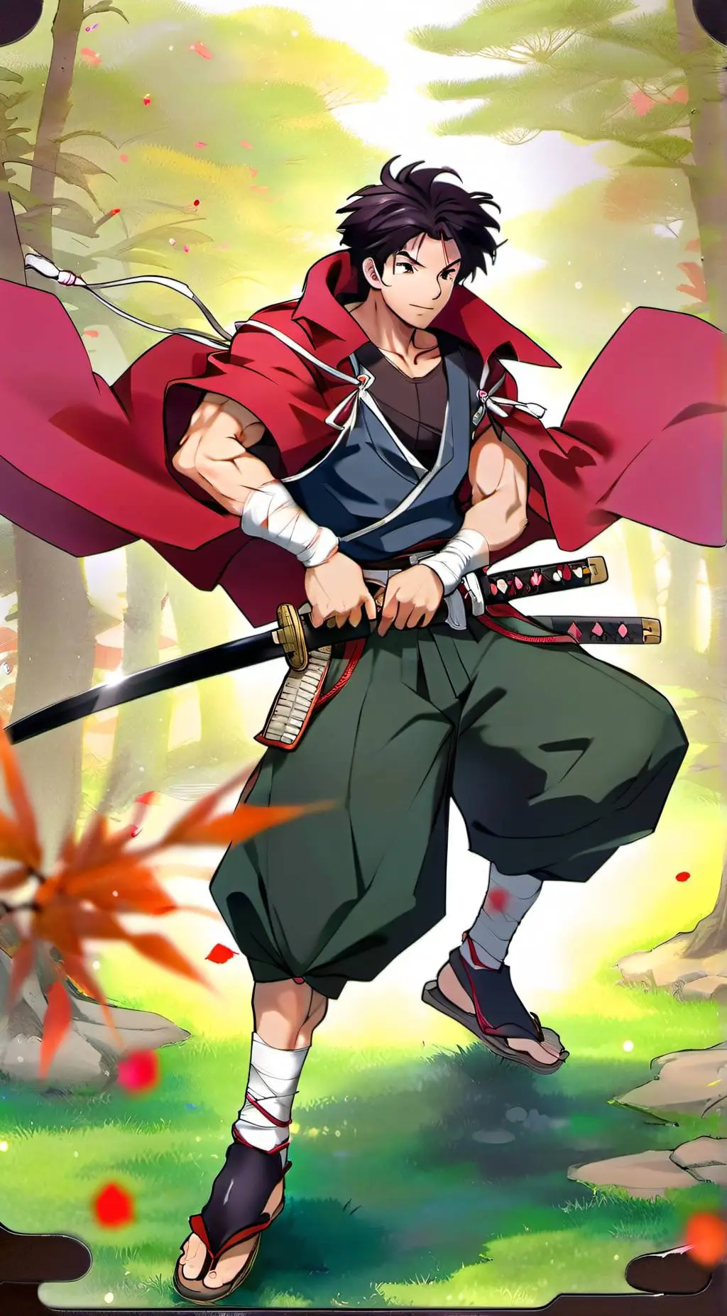 ai character: Riku Mohjo background