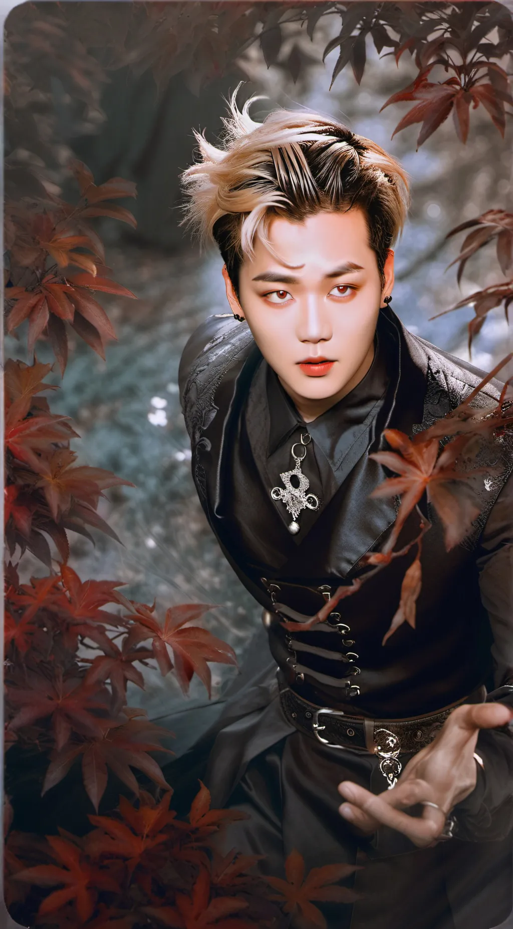 ai character: BTS Jimin background