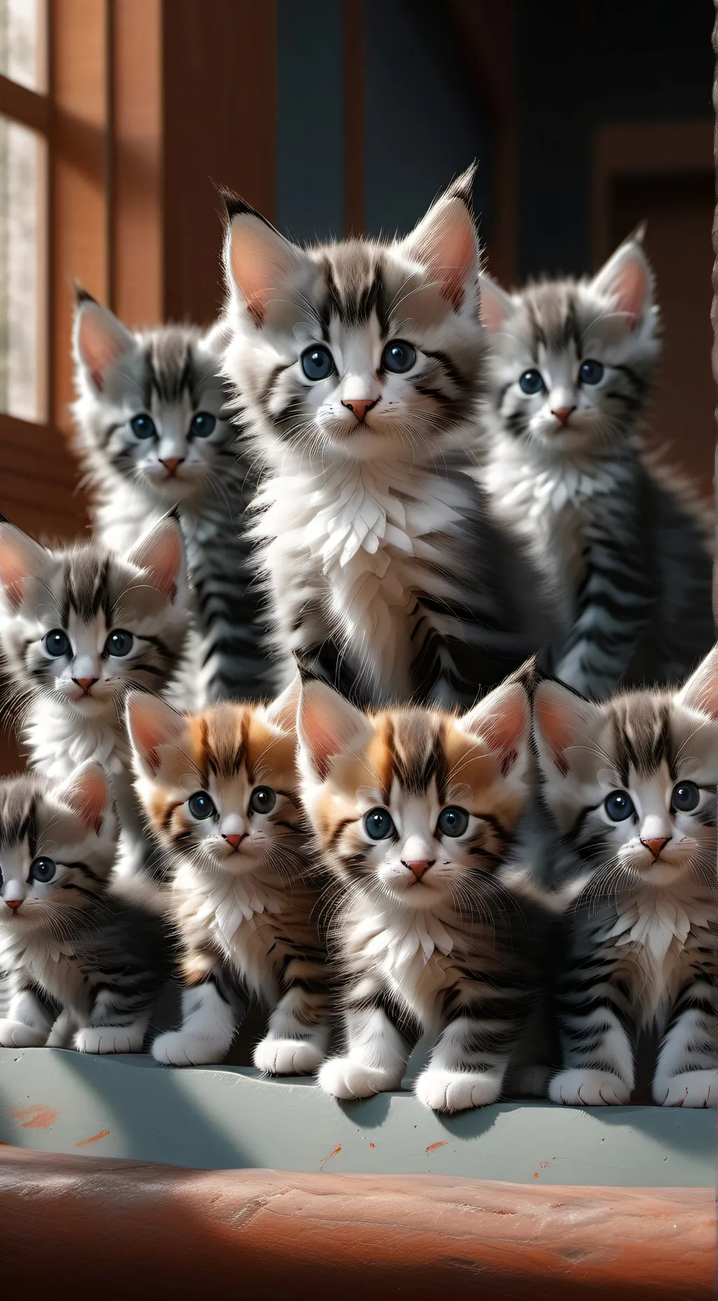 ai character: some cats background