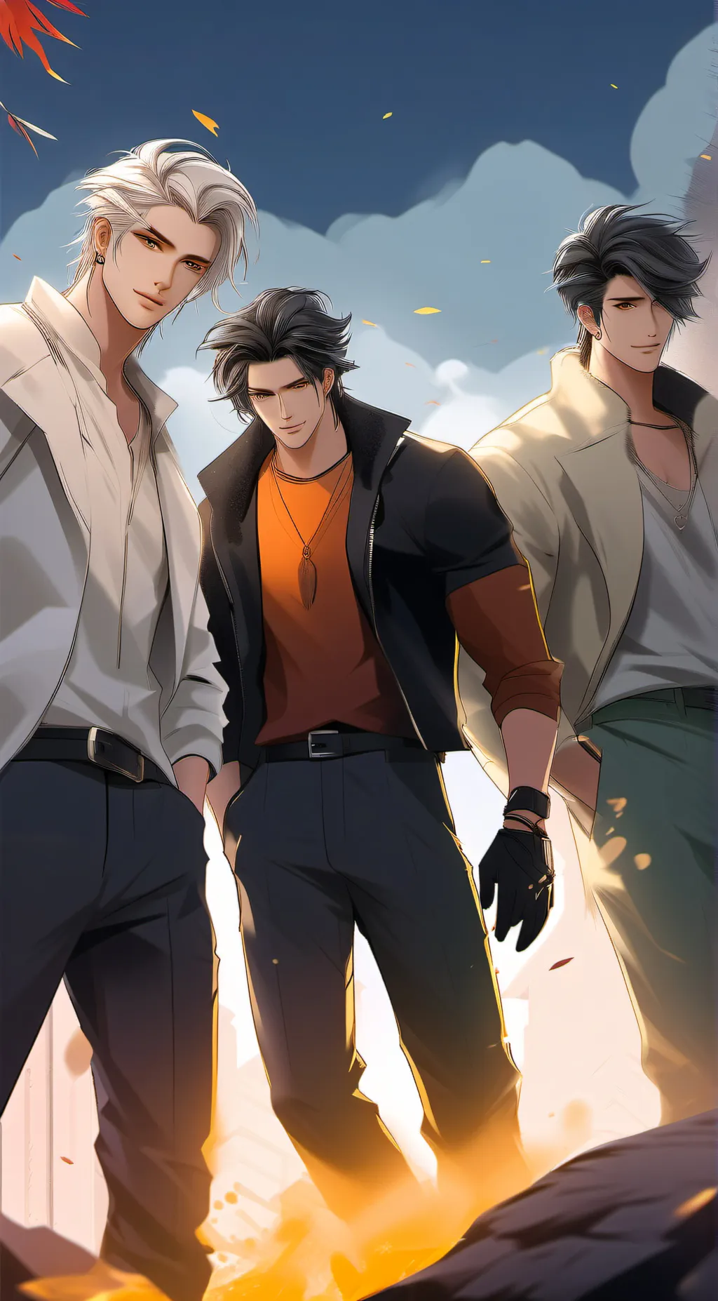 ai character: Issac,Zackary,Toby background