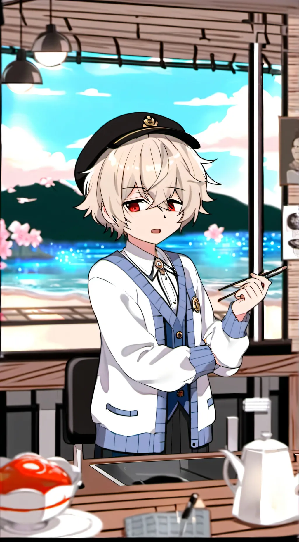 ai character: PRANKSTER background