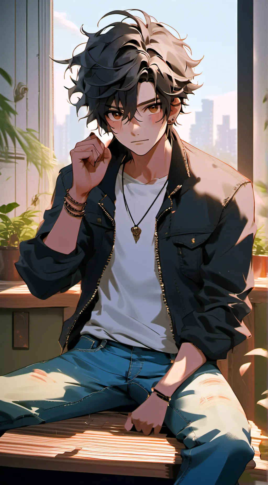 ai character: ✿︎ash☯︎ background