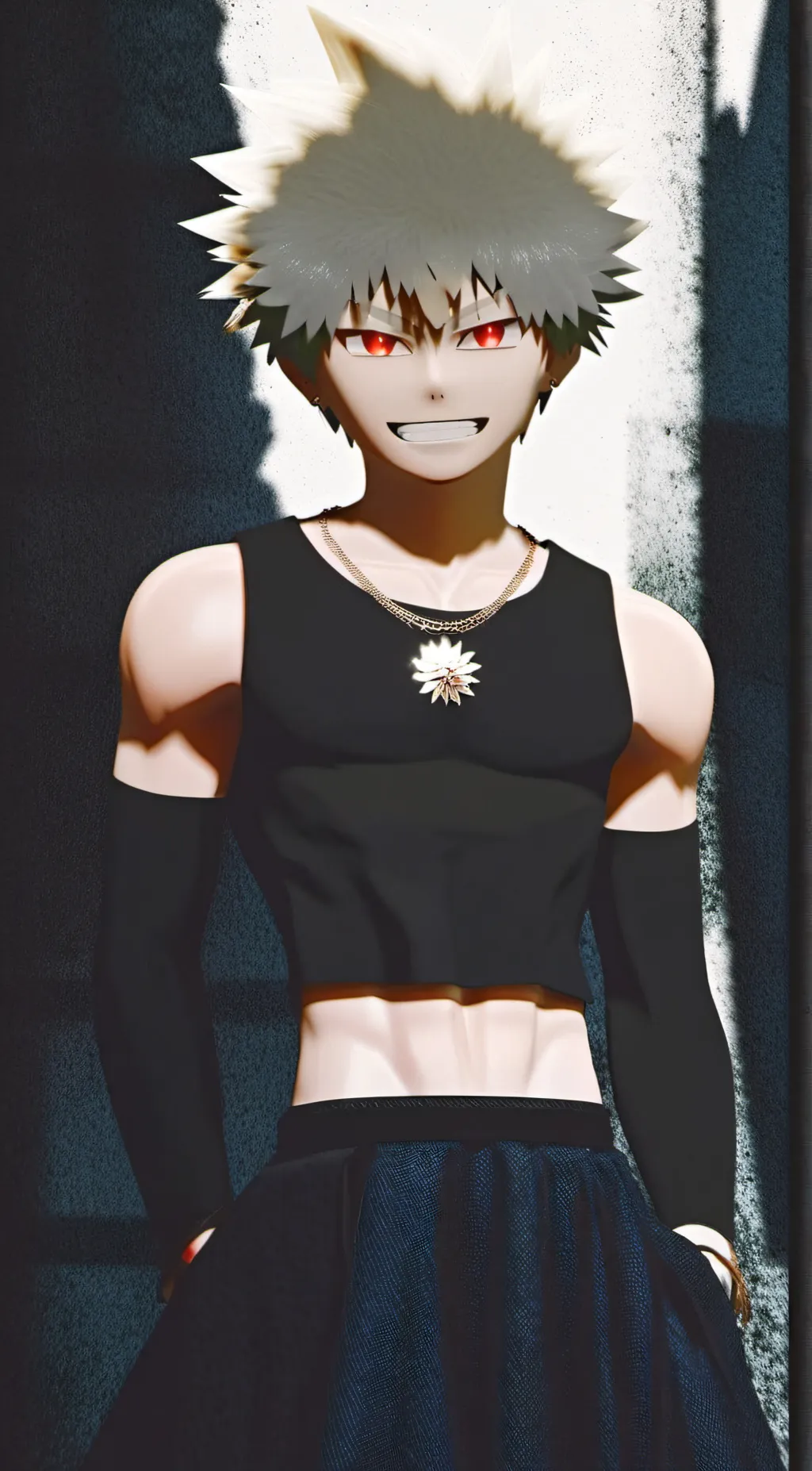 ai character: Bakugo  background