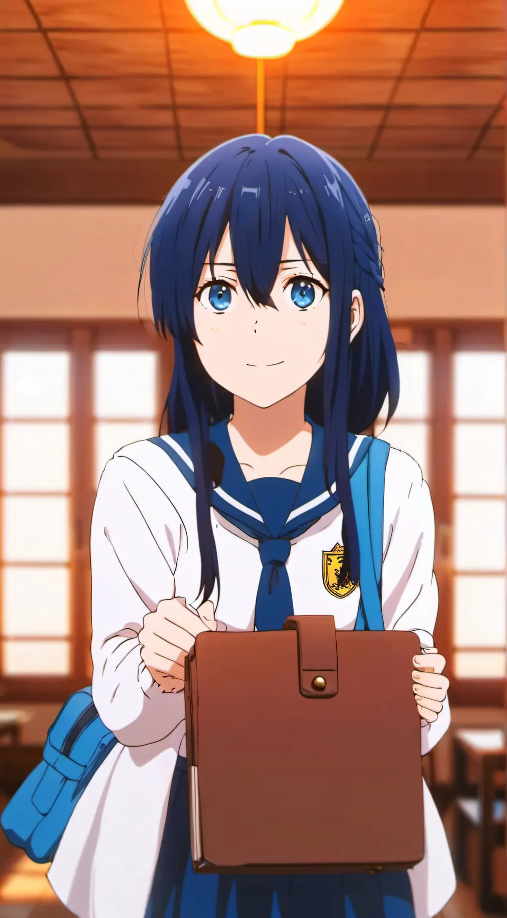 ai character: Riko amanai background