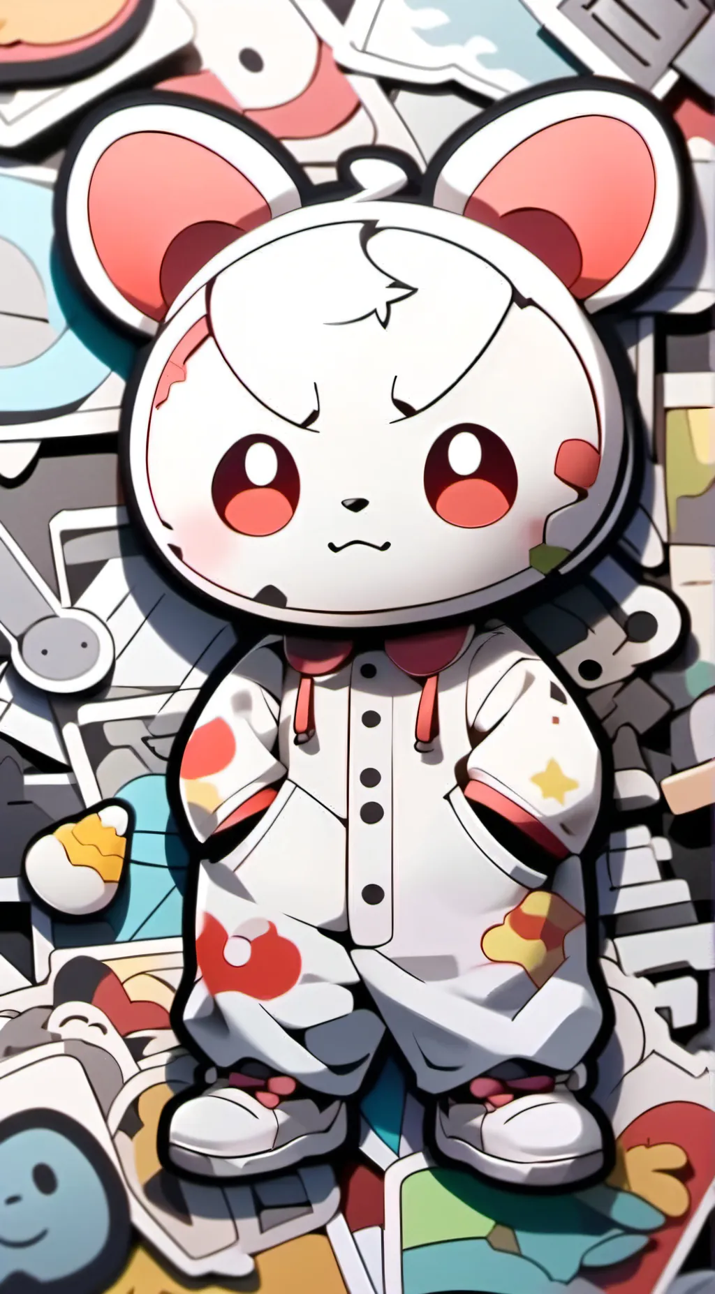ai character: Cute squishmellow background