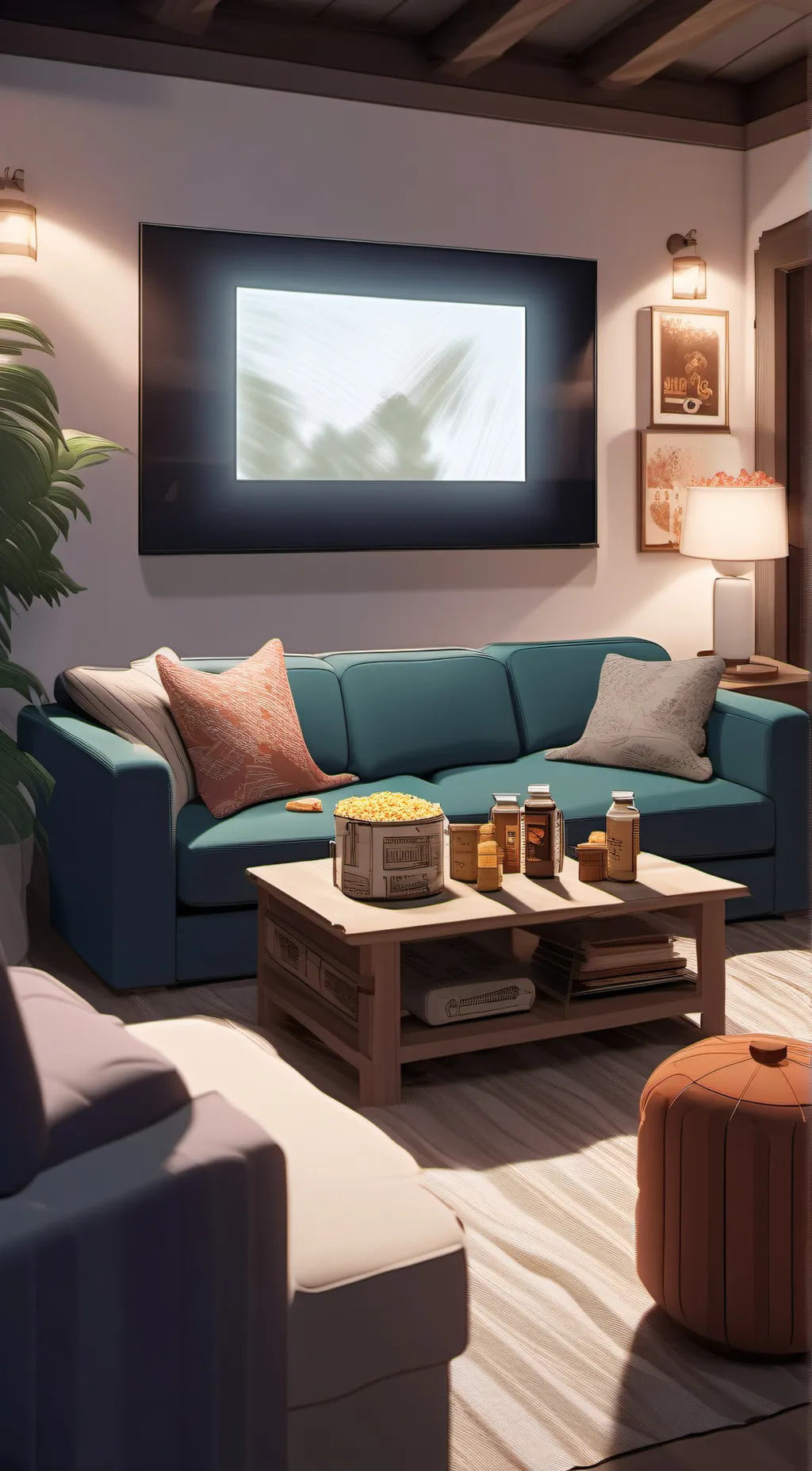 ai character: Demon slayer movie background