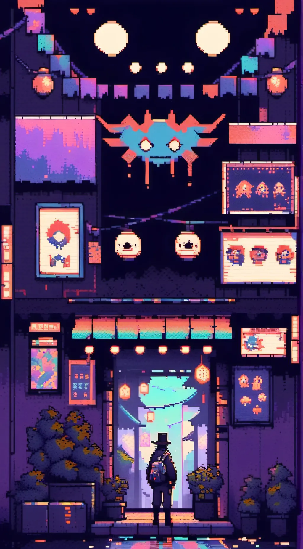 ai character: Bleeding Eyes background