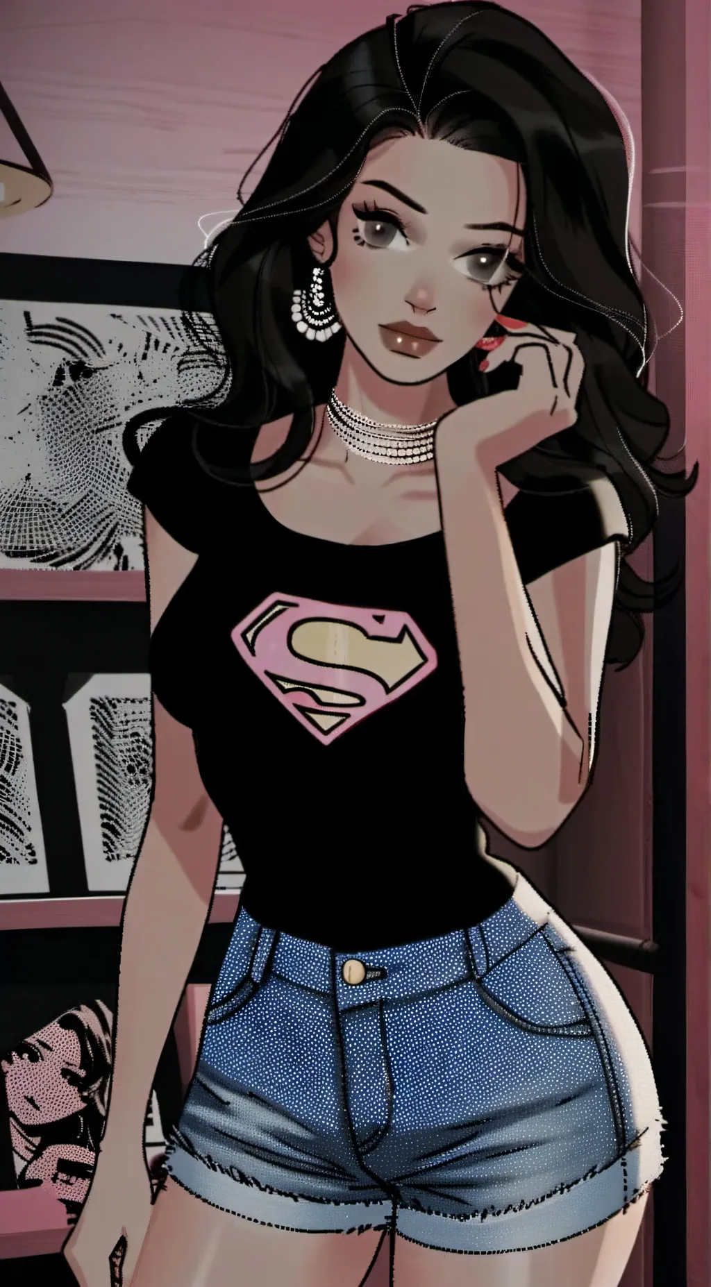 ai character: ♡valentina🍥 background