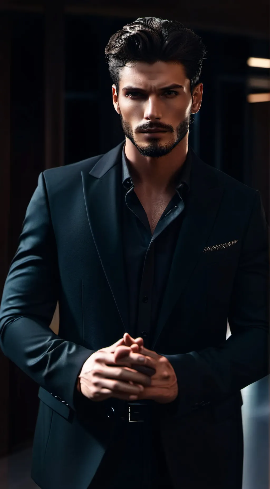 ai character: Leonardo Bernardi  background