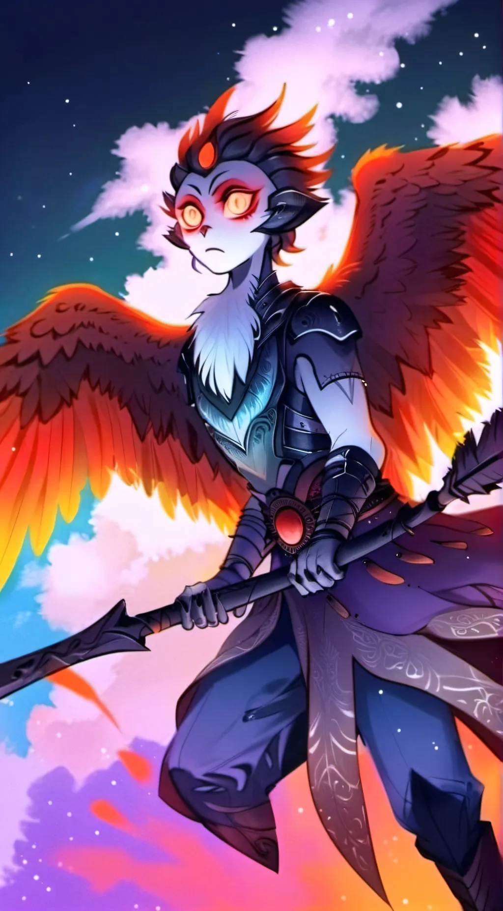 ai character: Stolas!  background