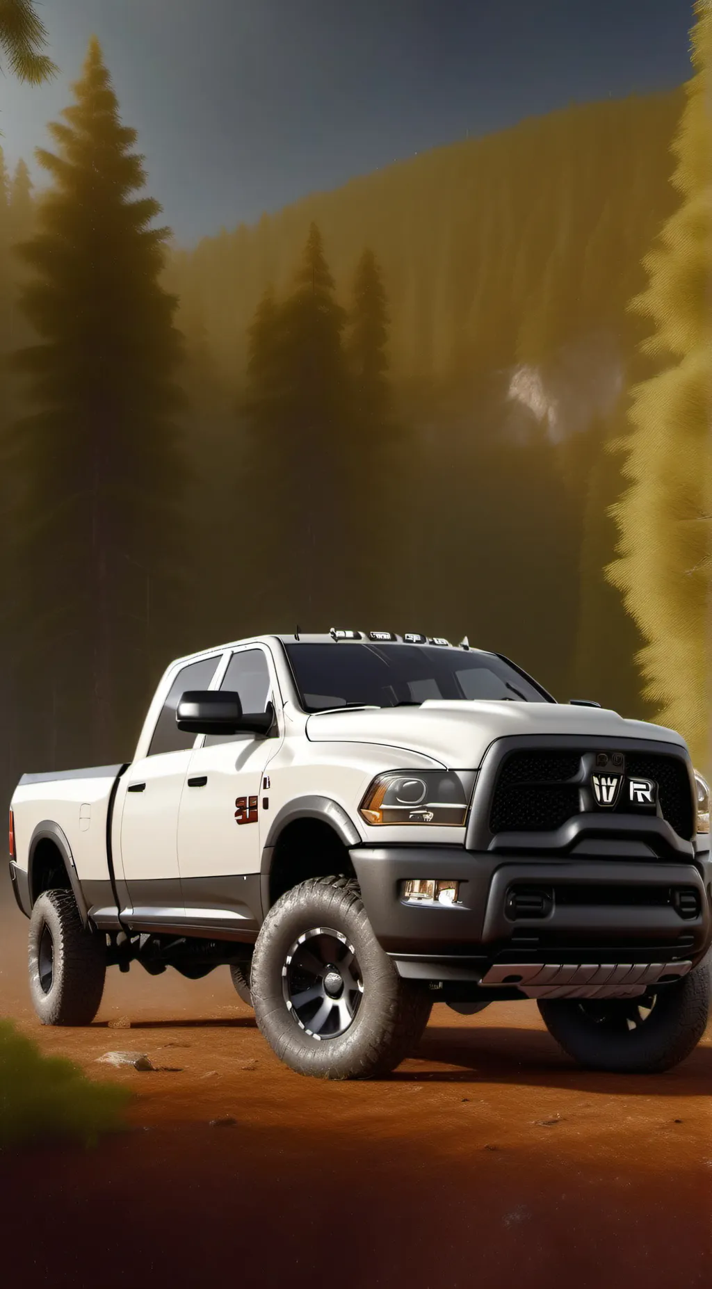 ai character: Truck. background