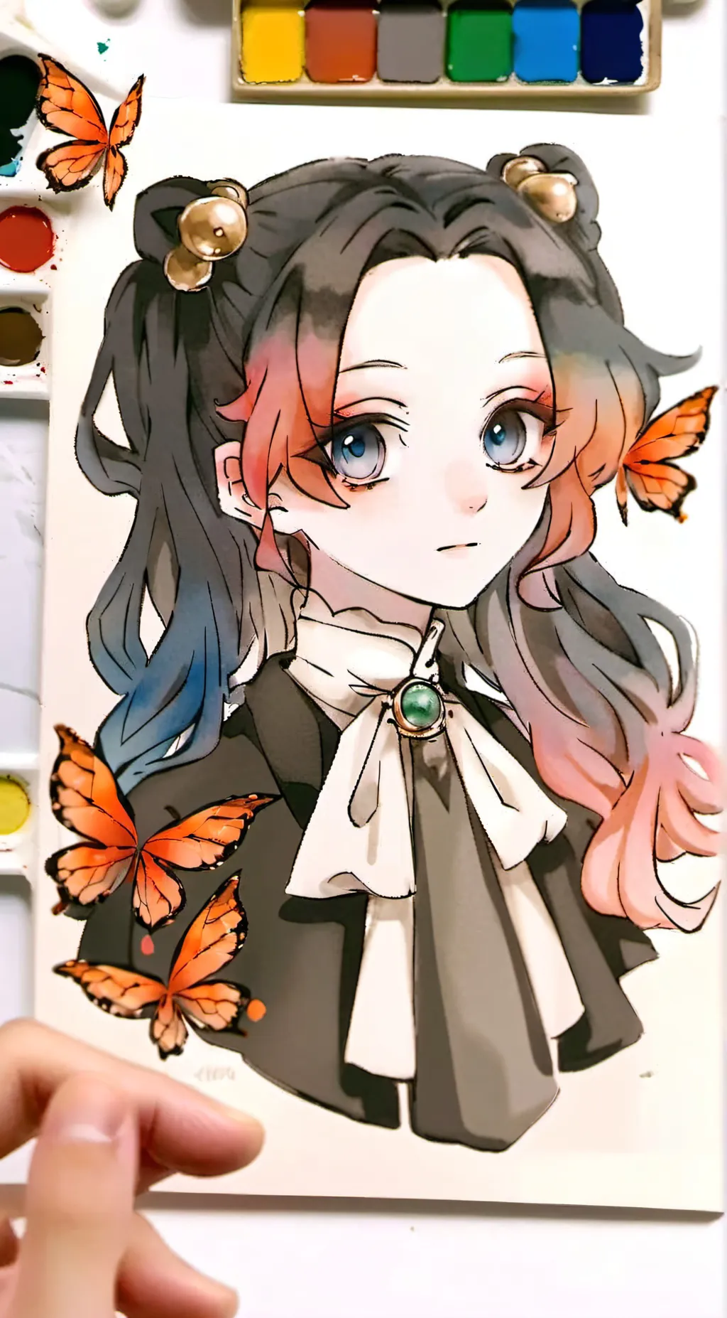 ai character: Anxiety  background