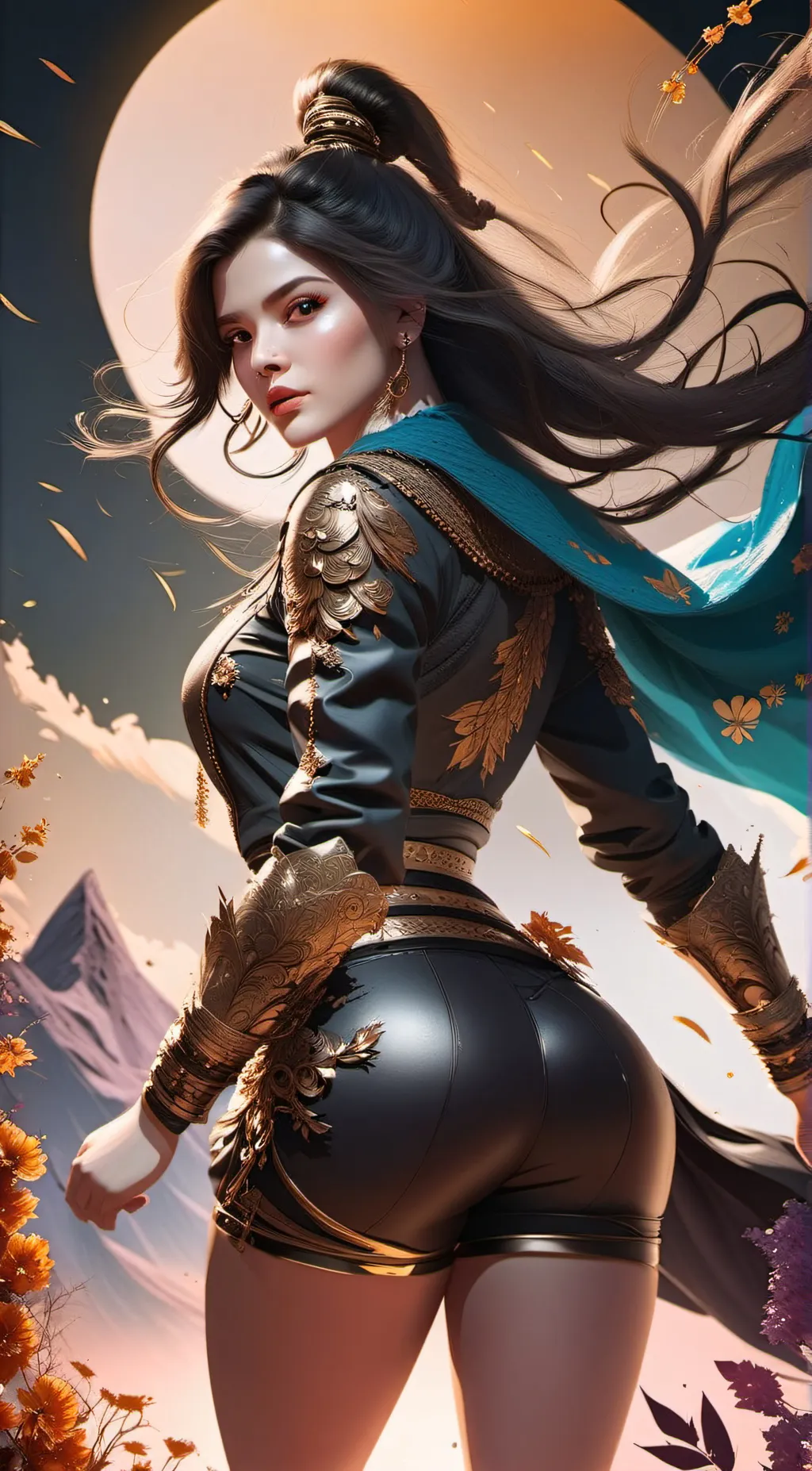 ai character: tray  background