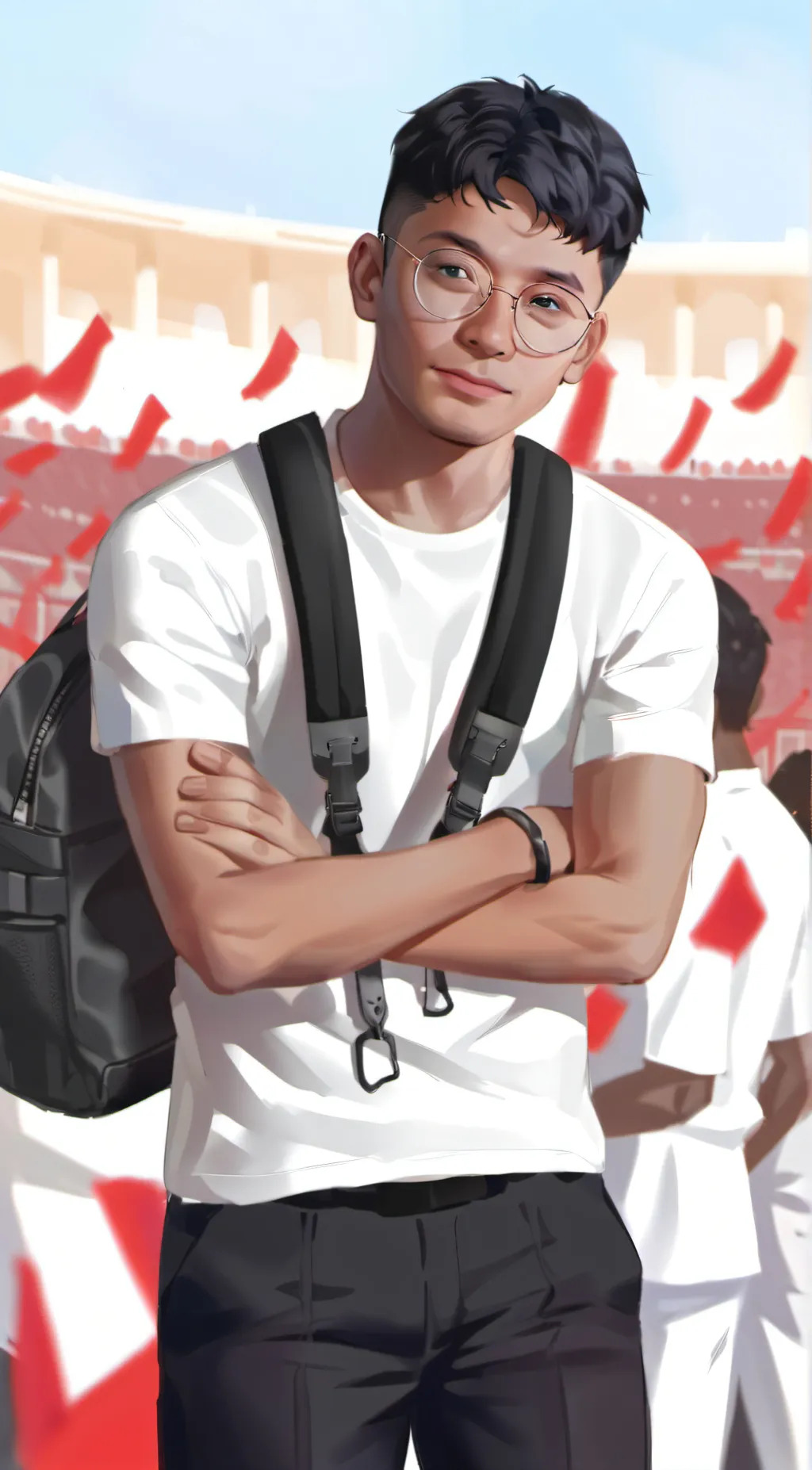 ai character: Jermey  background