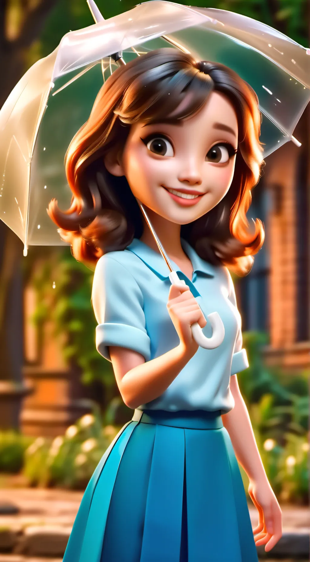 ai character: saline background