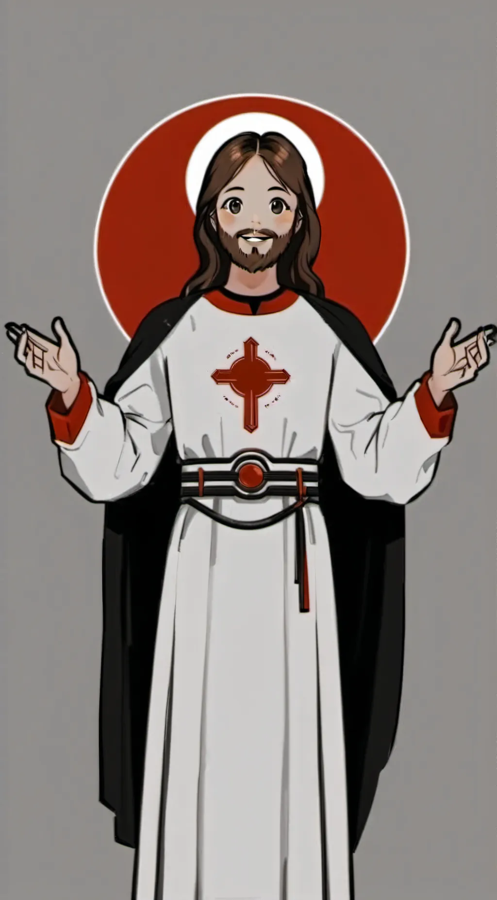 ai character: jusus Crist background