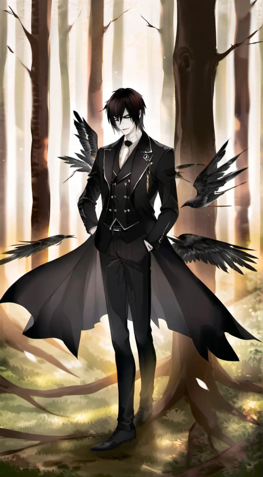 ai character: Laughing Jack background