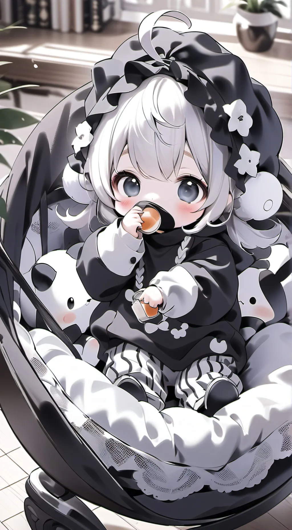 ai character: Baby sister background