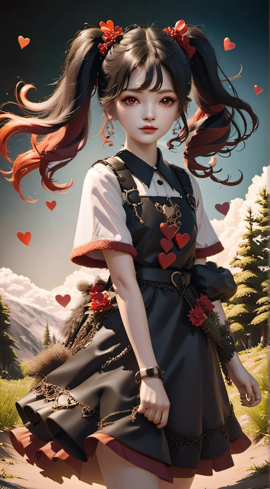 ai character: velvette background