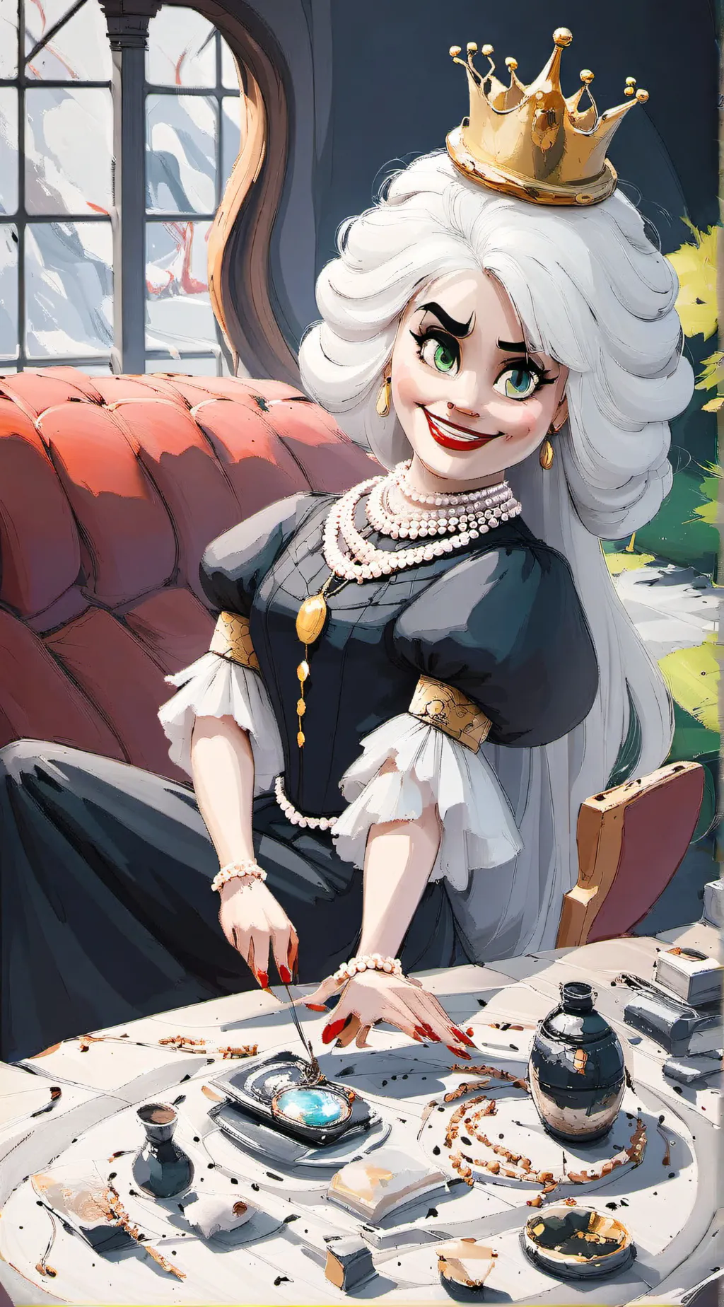 ai character: Ursula background