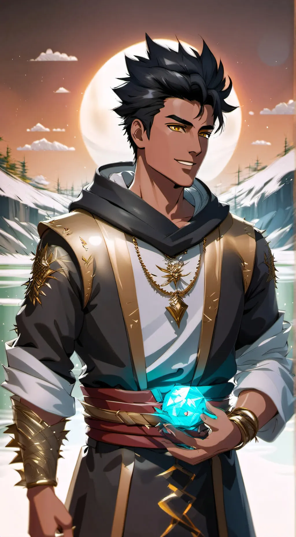 ai character: Arias background