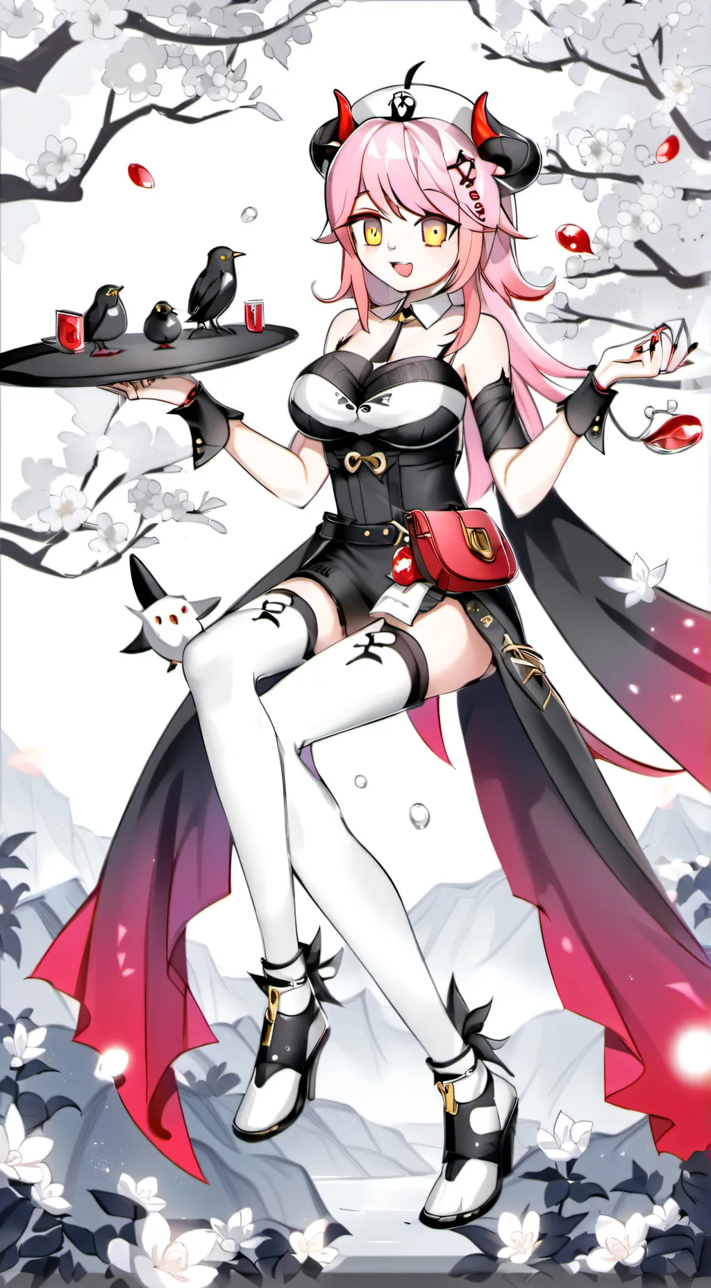 ai character: sky background