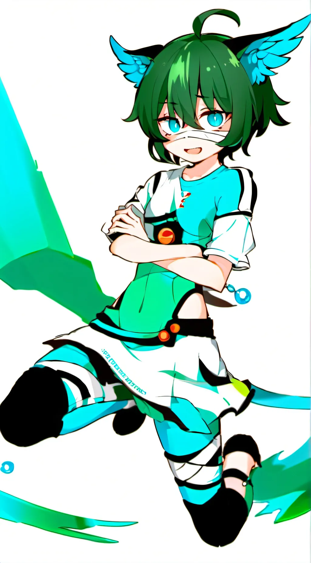 ai character: Siamuu Midoriya background