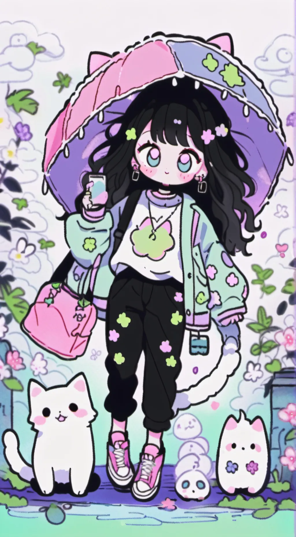 ai character: 😞 background