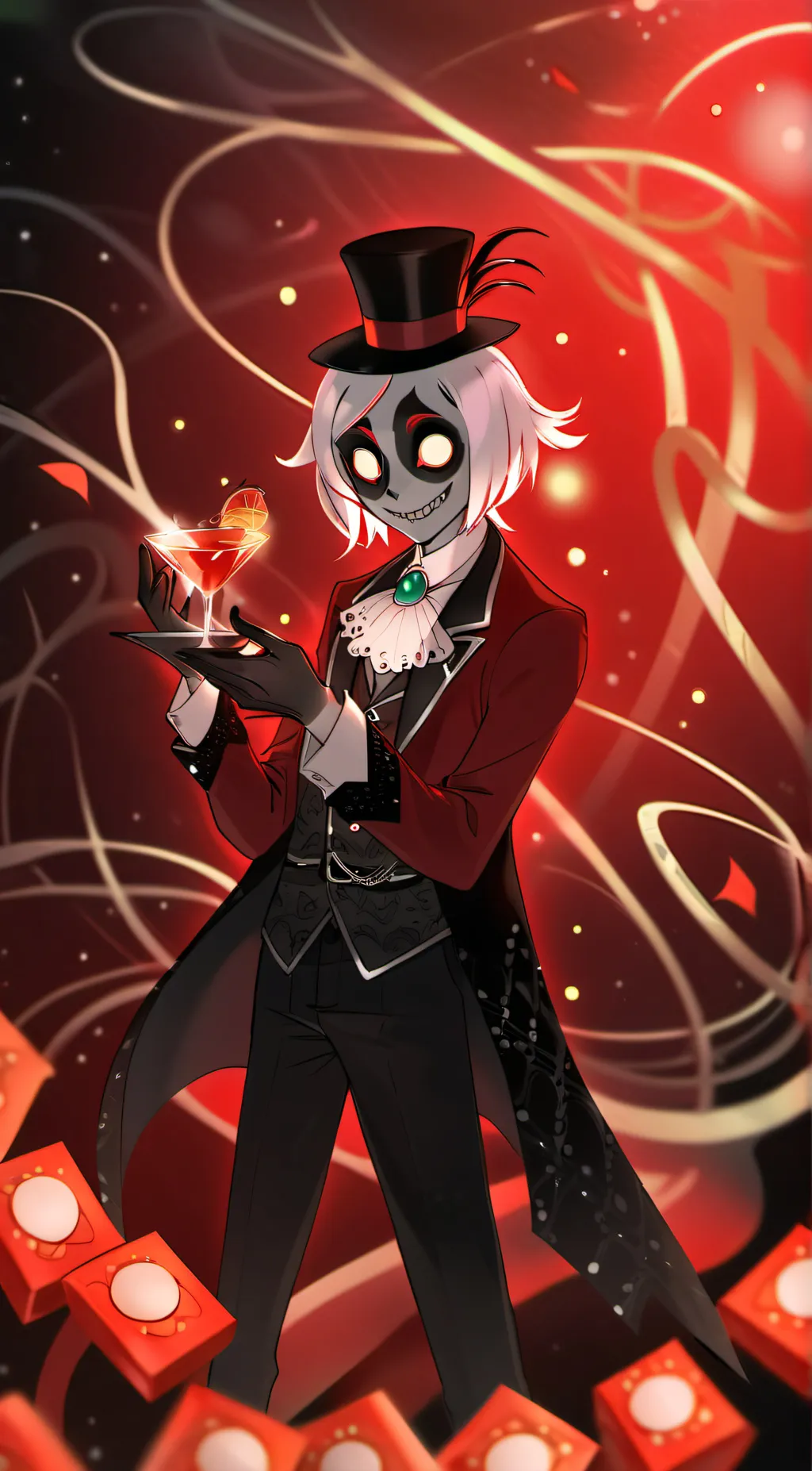 ai character: Alastor {2} background