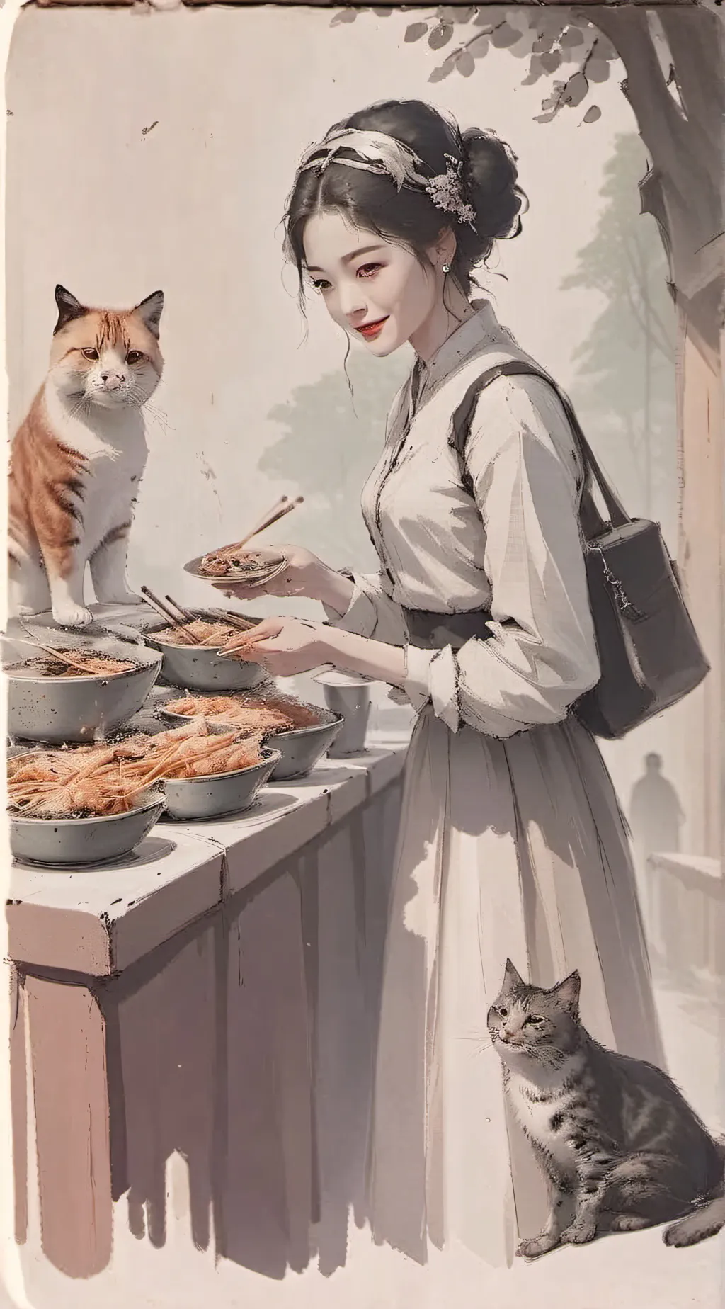 ai character: Lily background