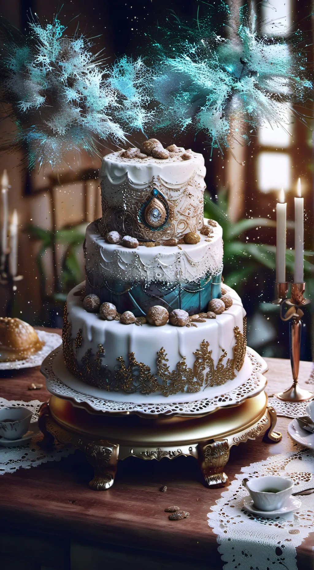 ai character: Hqppy birthday  background