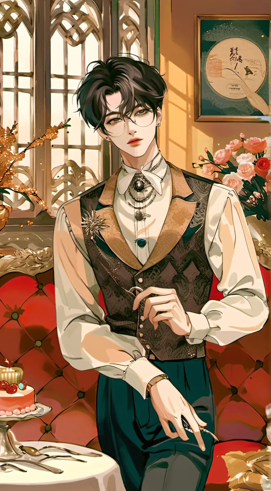 ai character: Adrian background