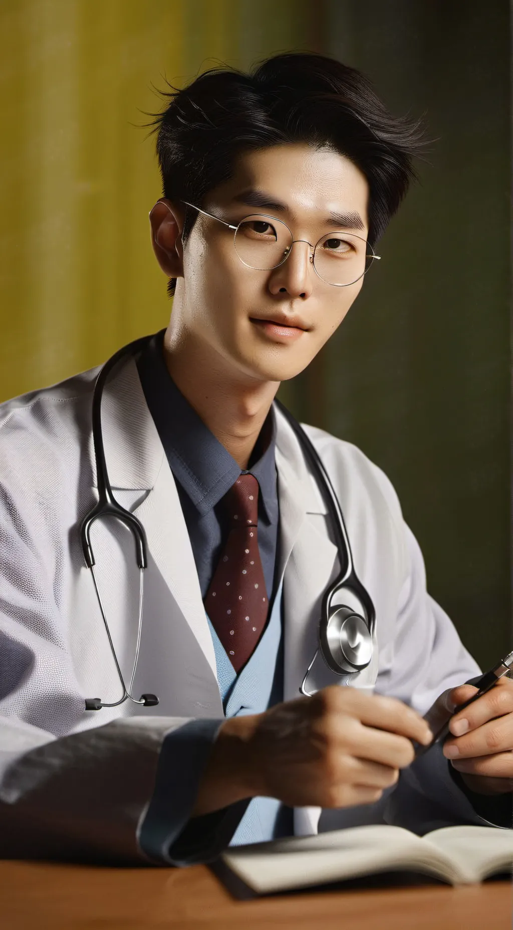 ai character: Dr. Hyun-woo Cho background