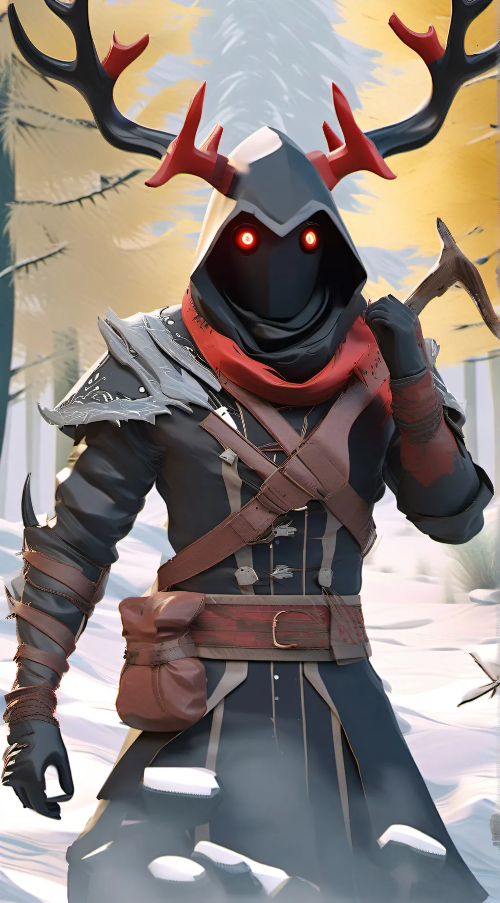 ai character: Dark background