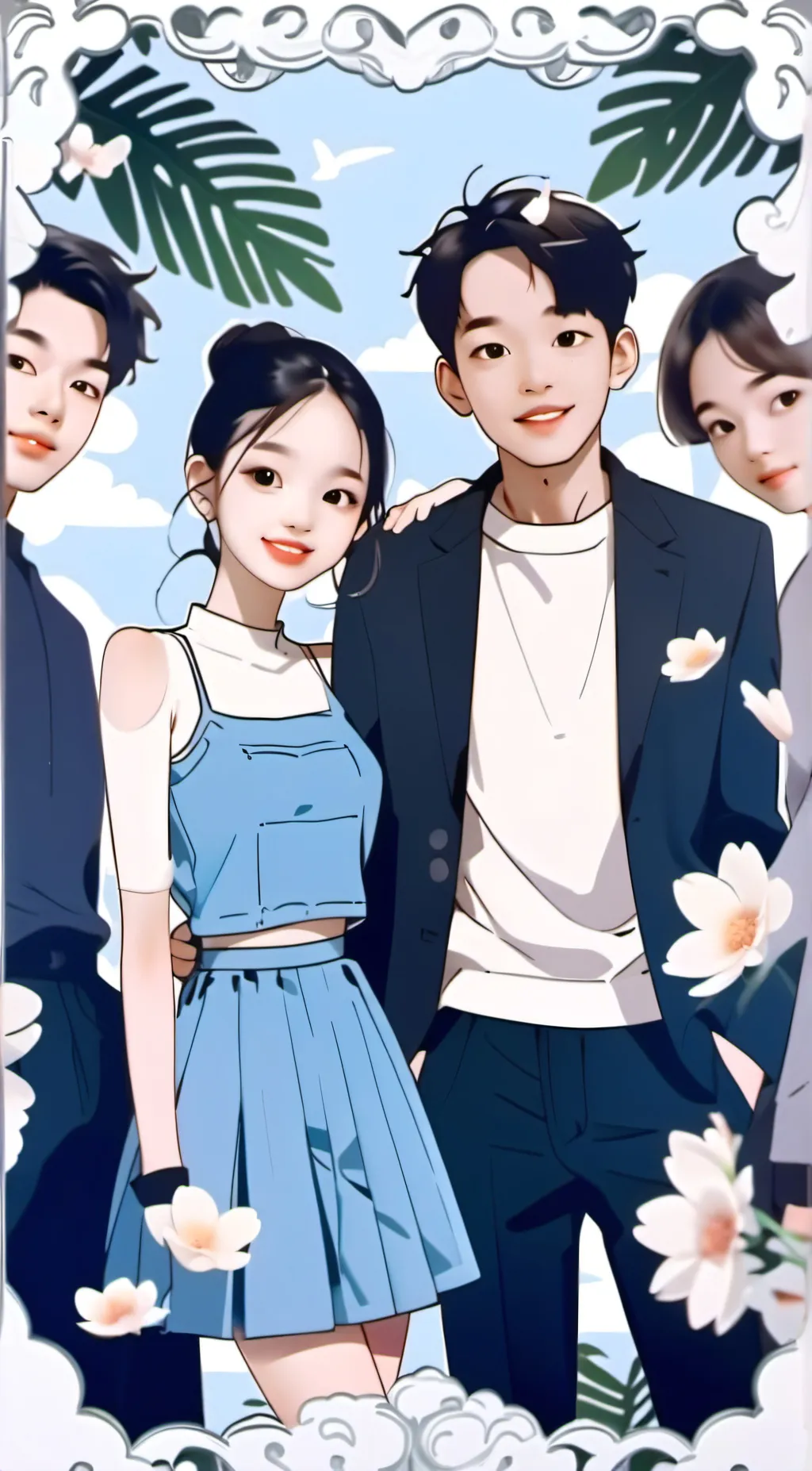 ai character: Best friends background