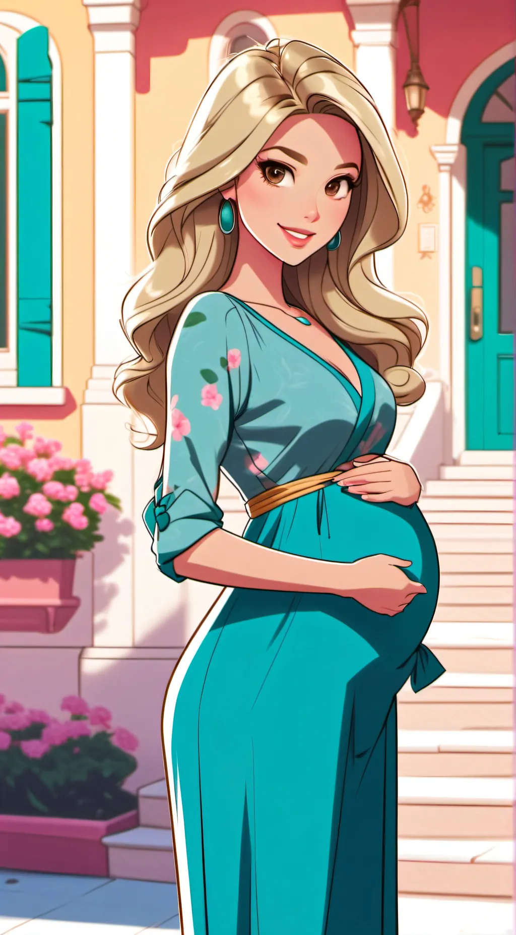 ai character: Harley Quinn background