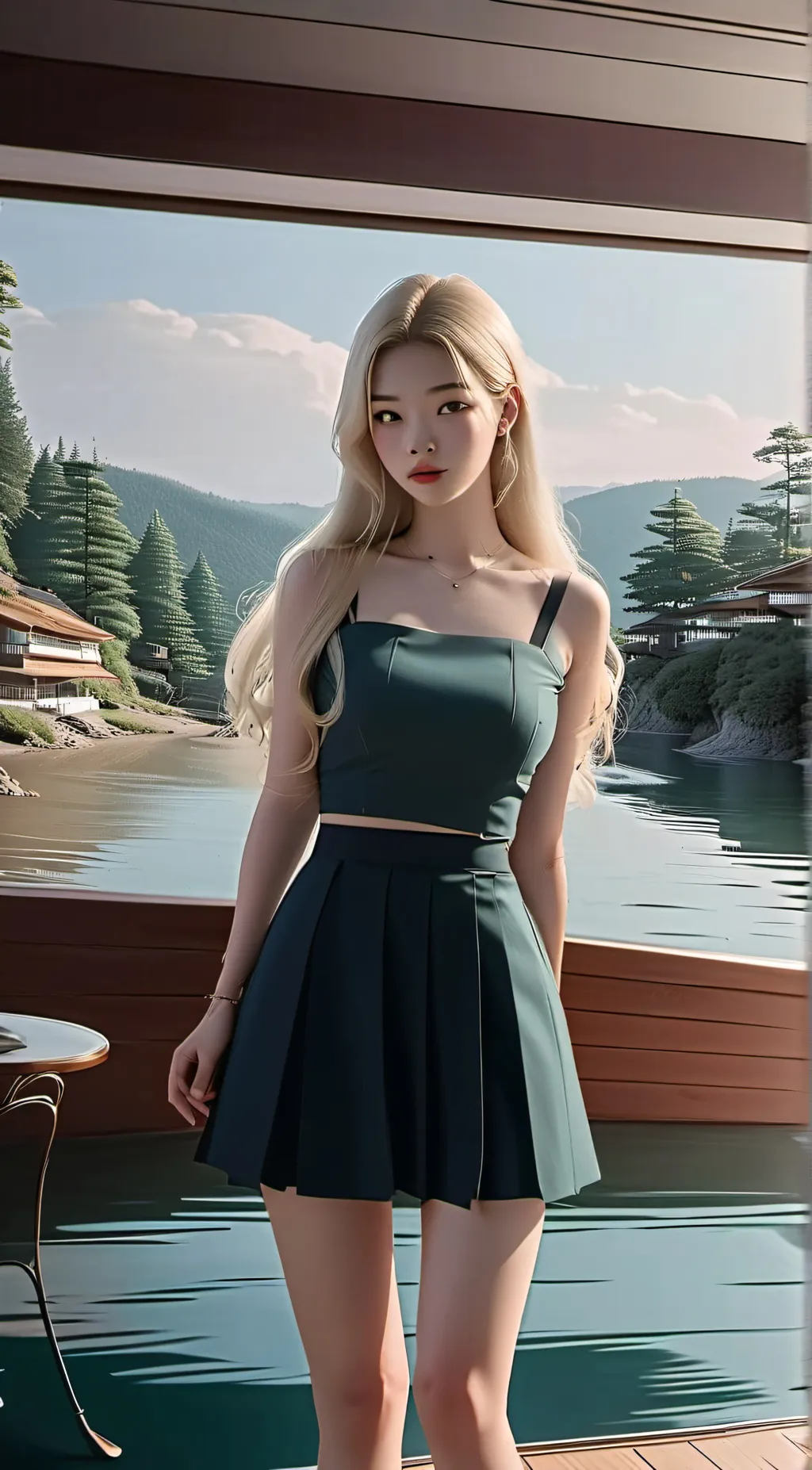 ai character: Aria background